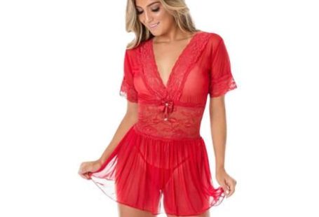 Camisola Sexy Renda Camisola Feminina Lingerie Tamanho Gg - Sexy Fanta