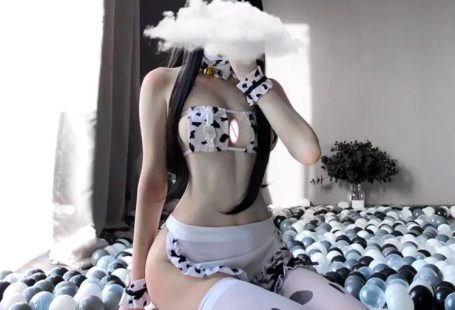 Cow Lingerie Sexy Costume | Color: Black/White | Size: Os