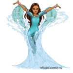 Drawing Girl In Water