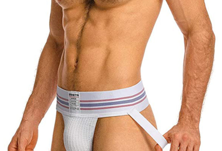 Élargir la ceinture pour hommes Jockstrap - Black / L