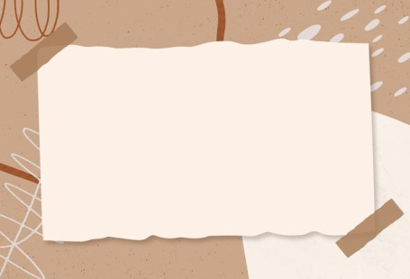 Free Vector | Paper note on memphis brown background