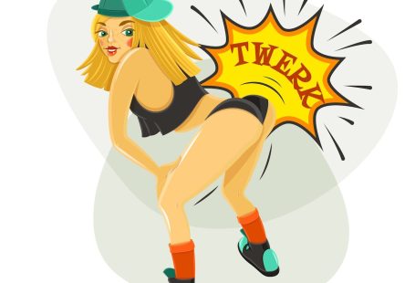 Free Vector | Twerk Dancer Sexy Girl flat icon