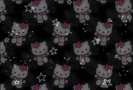 Imagen de Hello Kitty con estrellitas