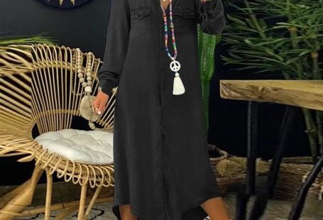 Mabel | Dashing Denim Dress - Dark Blue / 2XL