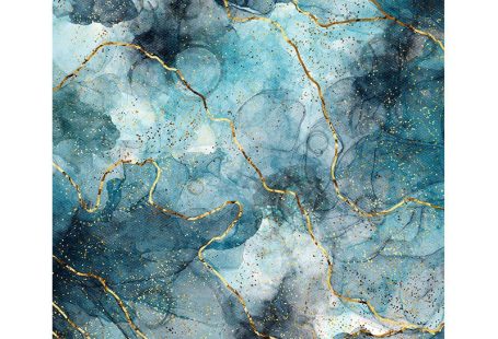 Marble Texture Wallpaper Environment Friendly Mildew Resistant Indoor Wall Mural 500cm x 300cm-Green-Non-Pasted