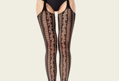 Nwtsheermesh Suspenderpantyhose | Color: Black | Size: Os