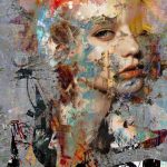 Original People Painting by Yossi Kotler | Abstract Expressionism Art on Canvas | surrender to your form