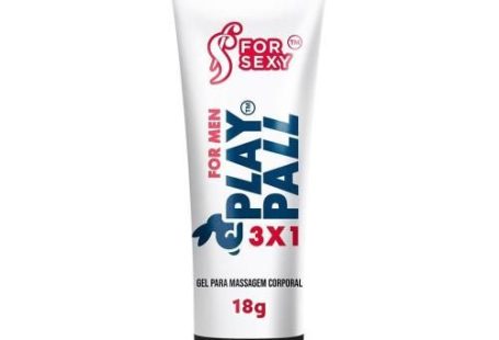 Play Pall Gel Masculino Cream Lub 18G - Sexy Shop - Forsexy - For Sexy