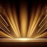 Premium Photo | Defocused golden lights background