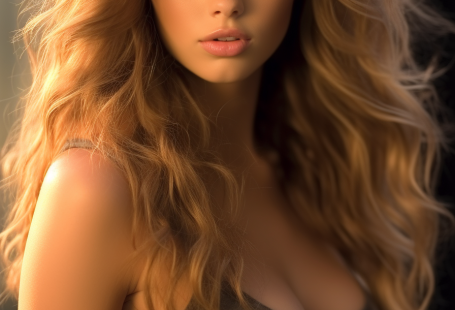 Sexy Blond girl Premium Metal Poster Displate