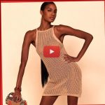 Sexy Cover Up Bikini Women Swimsuit Cover-up Beach Bathing Suit Beach Wear Knitting Swimwear Mesh B