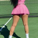 Sexy Print Letter U Neck Sleeveless Two Pieces