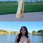 Sexy Yellow Mermaid Spaghetti Straps V-neck Maxi Long Party Prom Dress – SposaDresses