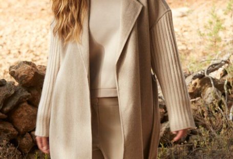 YAYA - langer Mantel Pure Cashmere Brown - 34/36