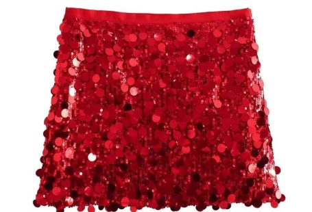 YESMYTOOL  -  Sexy Sequin Mini Skirt Sexy Sequin Y2k Metallic Silvery Streetwear Streetwear Female Fashion Clubwea - Wine Red / XS / 164 | CN