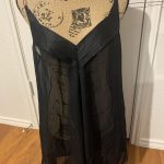 #ad Stunning Triumph Brilliant Shine Sexy Large Babydoll Gown Black Semi Transparent NWT Sexy 2024