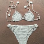 crochet bikini push up