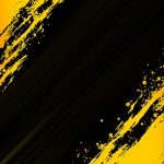 Black Yellow Banner Grunge Background Wallpaper Image For Free Download - Pngtree