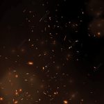 Flying Flame Embers Spark Smoke Background Wallpaper Image For Free Download - Pngtree