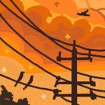 Fondo De Fondo De Pantalla De Teléfono Móvil De Estilo De Pixel De Cielo Crepuscular de Pantalla Imagen para Descarga Gratuita - Pngtree