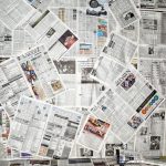 Full Hand Made Newspaper Background - English  Newspaper