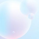 Pastel Holo Background with Spheres