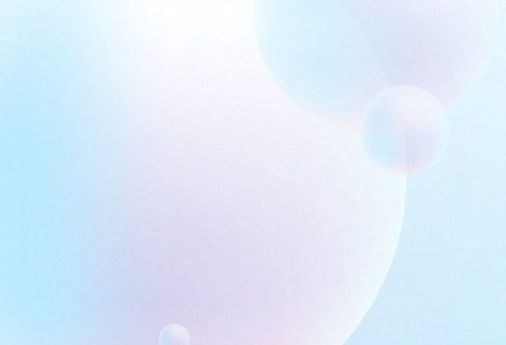 Pastel Holo Background with Spheres