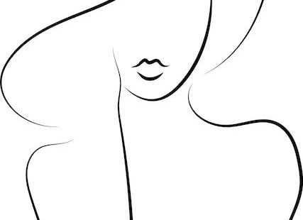 Premium Vector | Female silhouette vector illustration Woman black outlines Hat and woman vector Fashion woman con