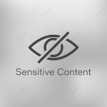 Sensitive Content Vector Hd Images, Sensitive Content Crossed Eye On Blur Background, Or, Eyeball, Watch PNG Image For Free Download