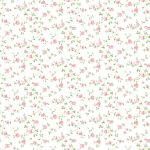 Floral Red/Green Wallpaper from the Miniatures 2 Collection