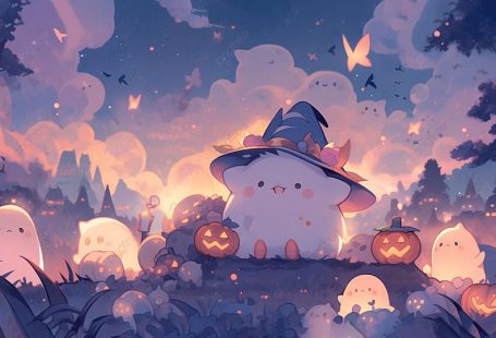 Halloween Cute Cartoon Background, Halloween, Pumpkin Lantern, Cartoon Halloween Background Image And Wallpaper for Free Download