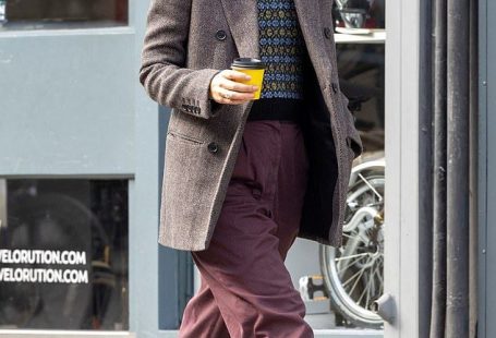 Keira Knightley looks chic in a tweed blazer worth £2365 in London