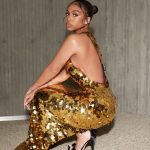 Lori Harvey Goes Full Goddess in a Sequined Prada Dress For Michael B. Jordan's Premiere
