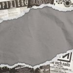 Premium PSD | Ripped old newspaper on brown background