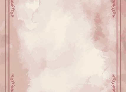 Premium Vector | Shabby chic pale pink wash decorative vintage frame for invitation