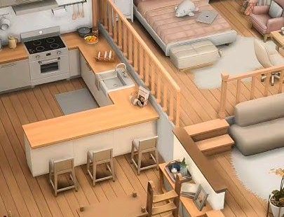 Small Apartment #sims4 #thesims4 #ts4 #simstok #sims #thesims