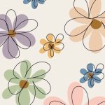 Summer Phone Wallpapers, Floral Wallpaper Iphone, Minimalist Smartphone Wallpaper Set, iPhone Aesthetic Background, Boho Wallpaper - Etsy