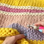 Surface Crochet using Crazy Sexy Wool