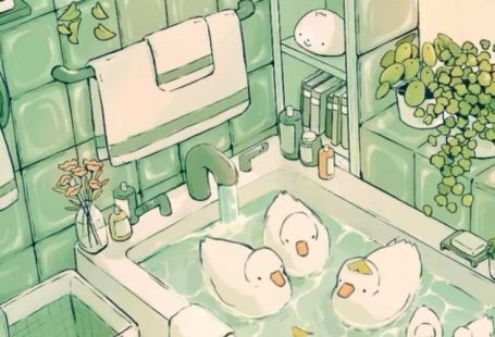 aesthetic cute duck wallpaper