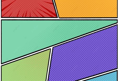 Пять пустых комиксов красочный фон шаблона Обои Изображение для бесплатной загрузки - Pngtree