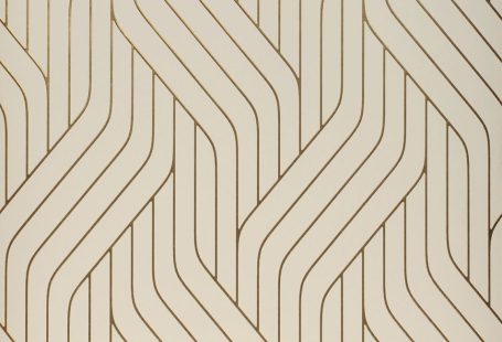 Papel de parede Flapper branco creme